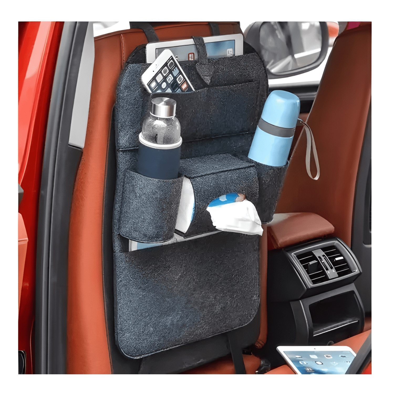 Bolso Organizador Para Respaldo Asiento Trasero De Auto #765-2