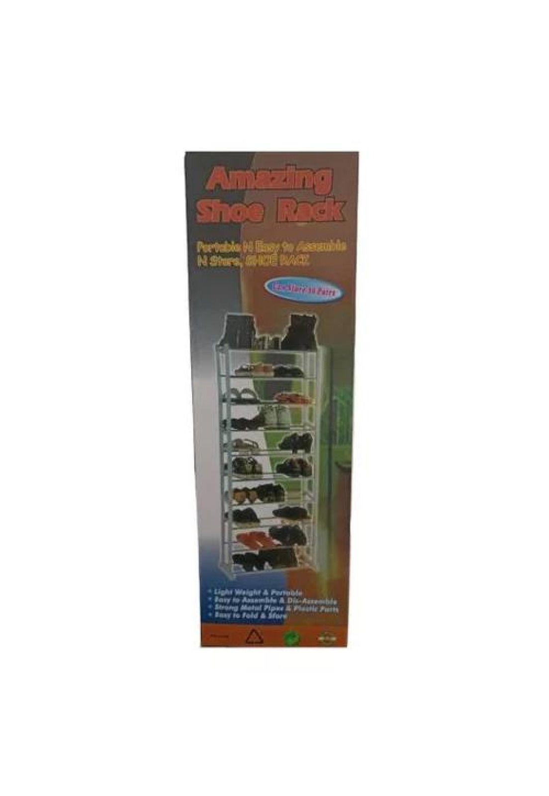 Zapatera organizador de zapatos armable 10 niveles 30 pares-6