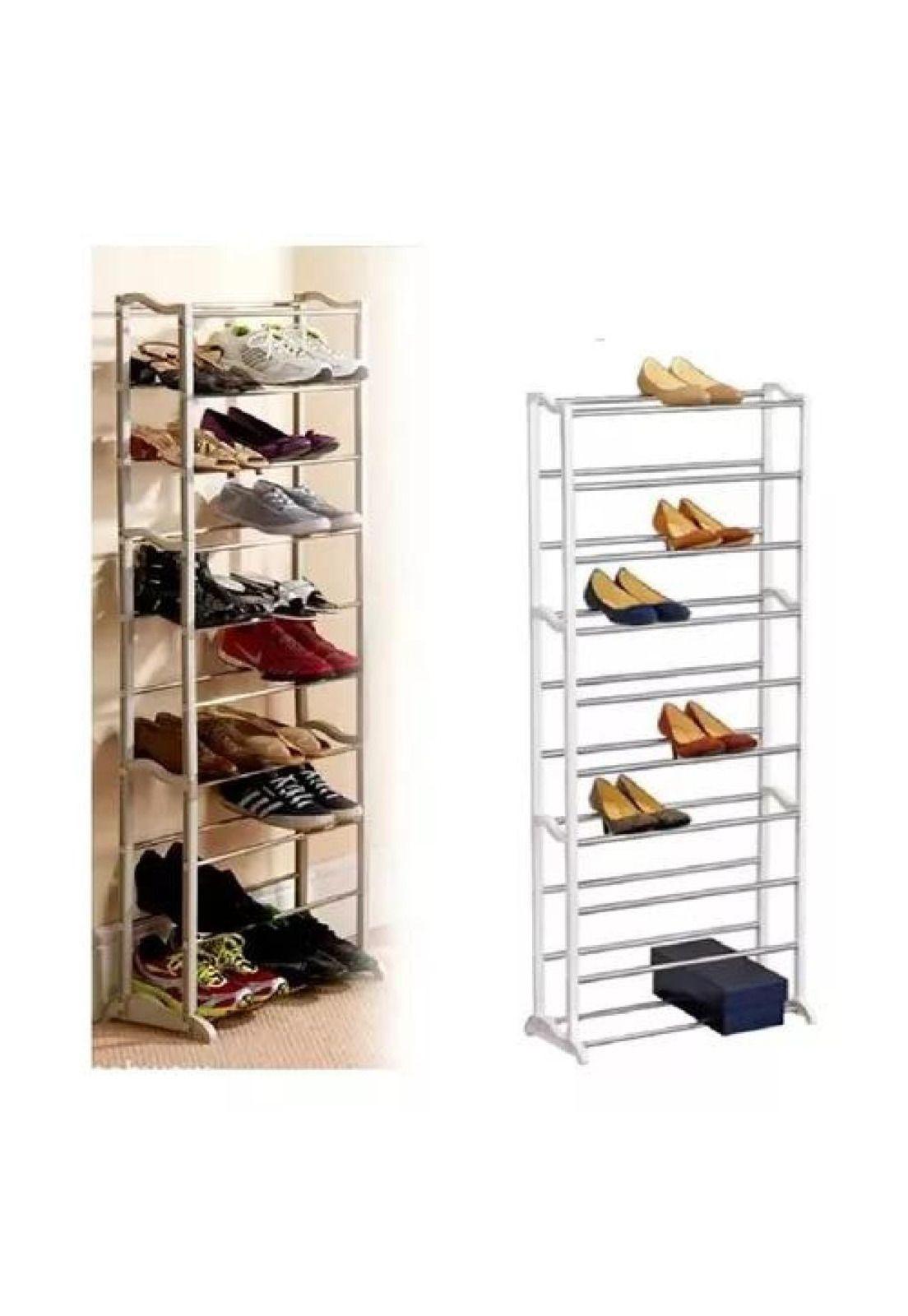 Zapatera organizador de zapatos armable 10 niveles 30 pares-7