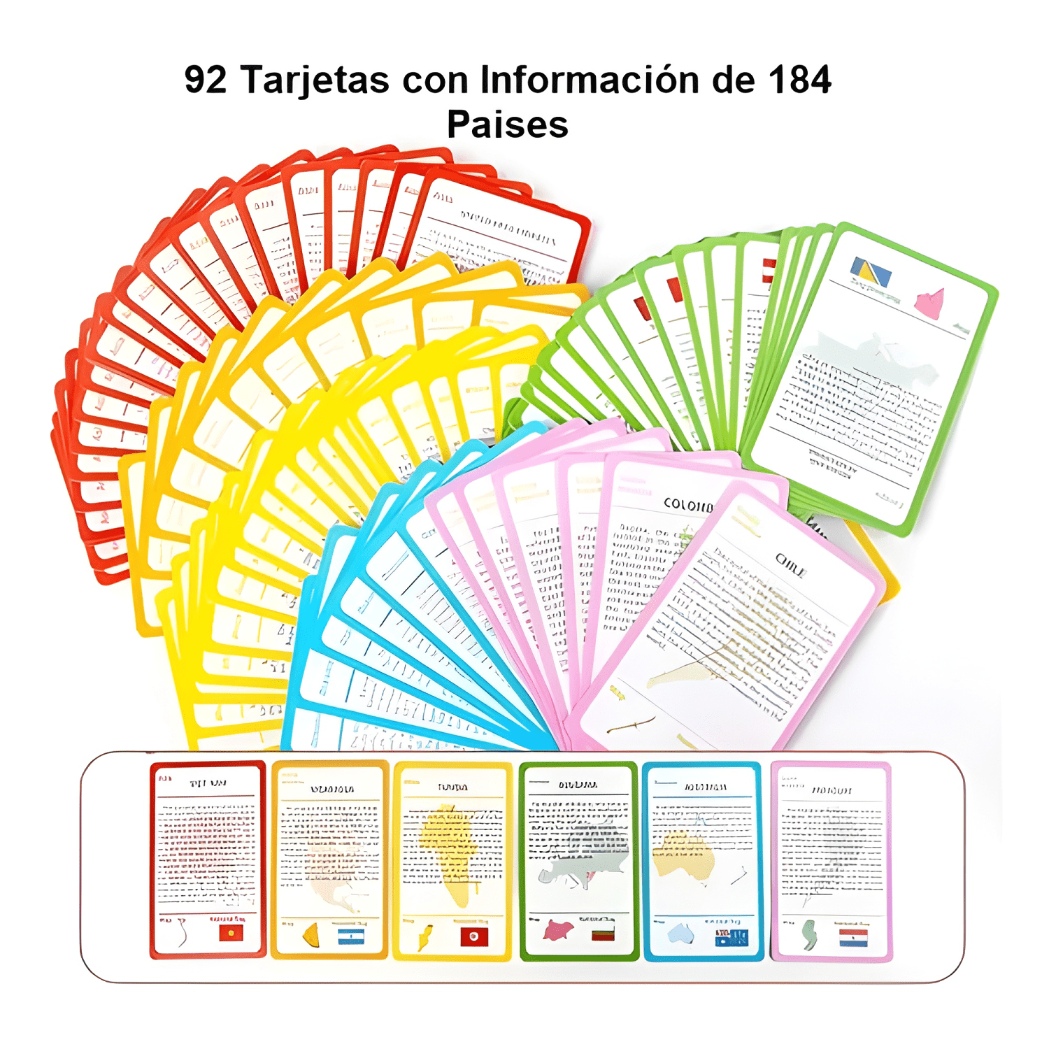 Mapa mundial ingles juego juguete didáctico magnético #2-1