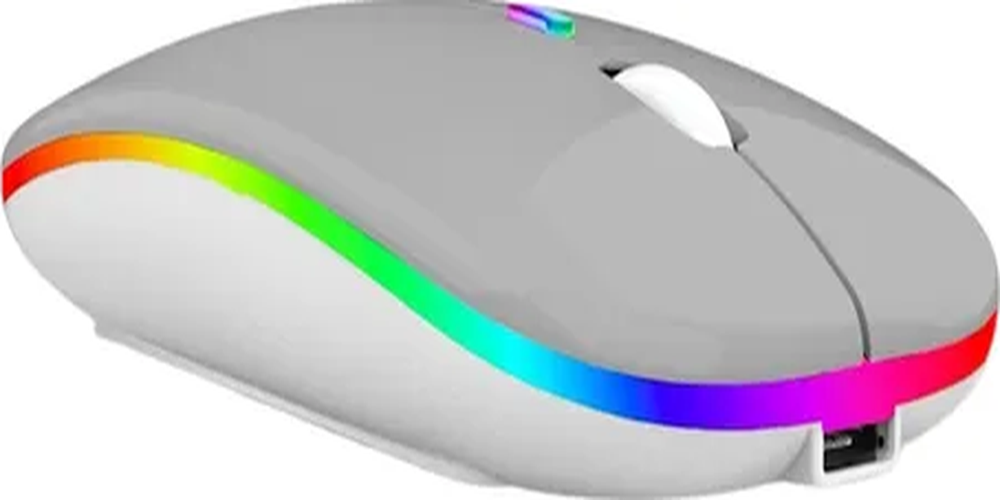 Ratón inalámbrico recargable usb bluetooth-0