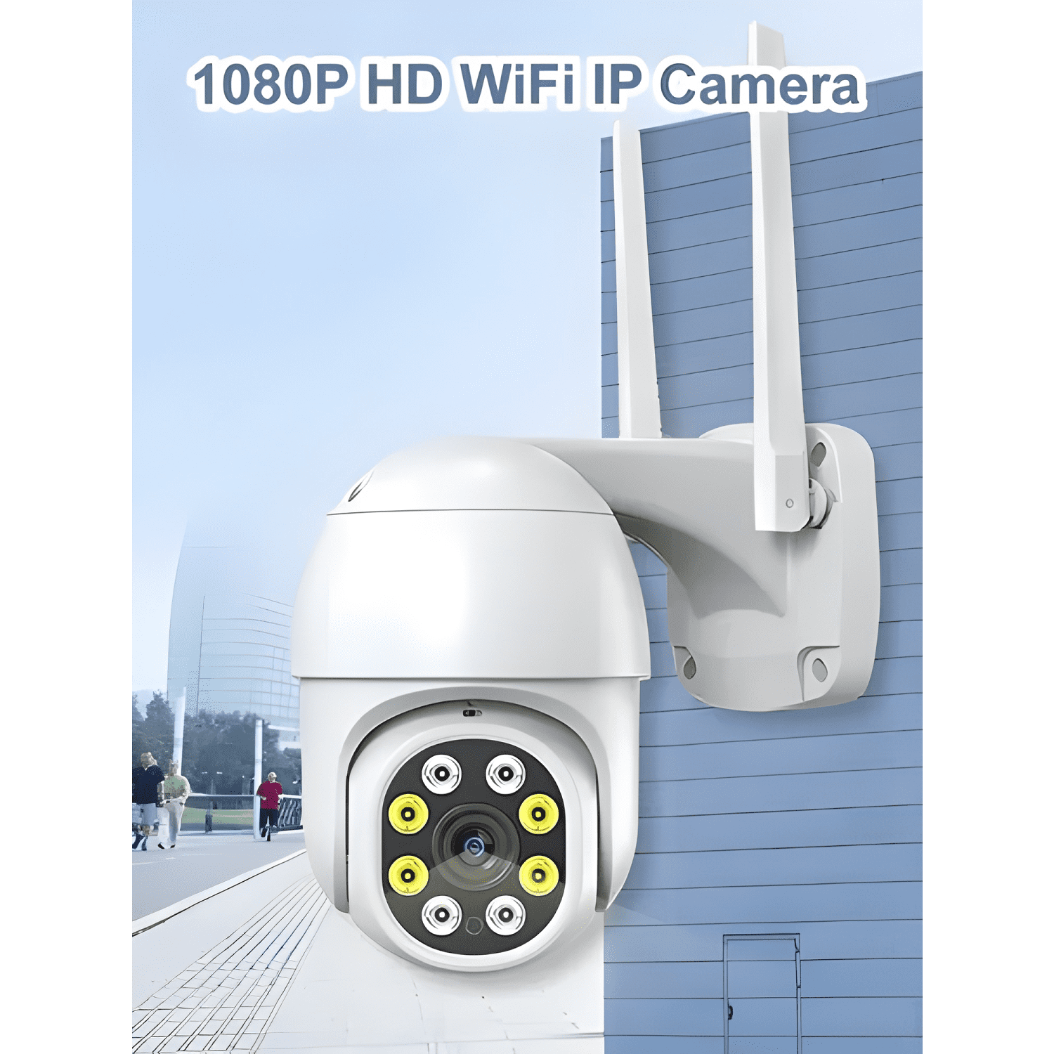 Cámara Movimiento Ip Infrarrojo Impermeable Wifi 1080hd-2