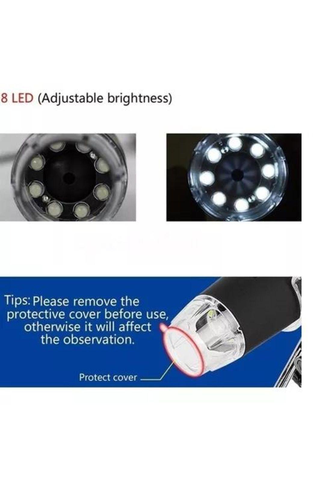 Microscopio 1600x Usb Digital 2.0 Mp/8 Luces Led Pc-notebook-5