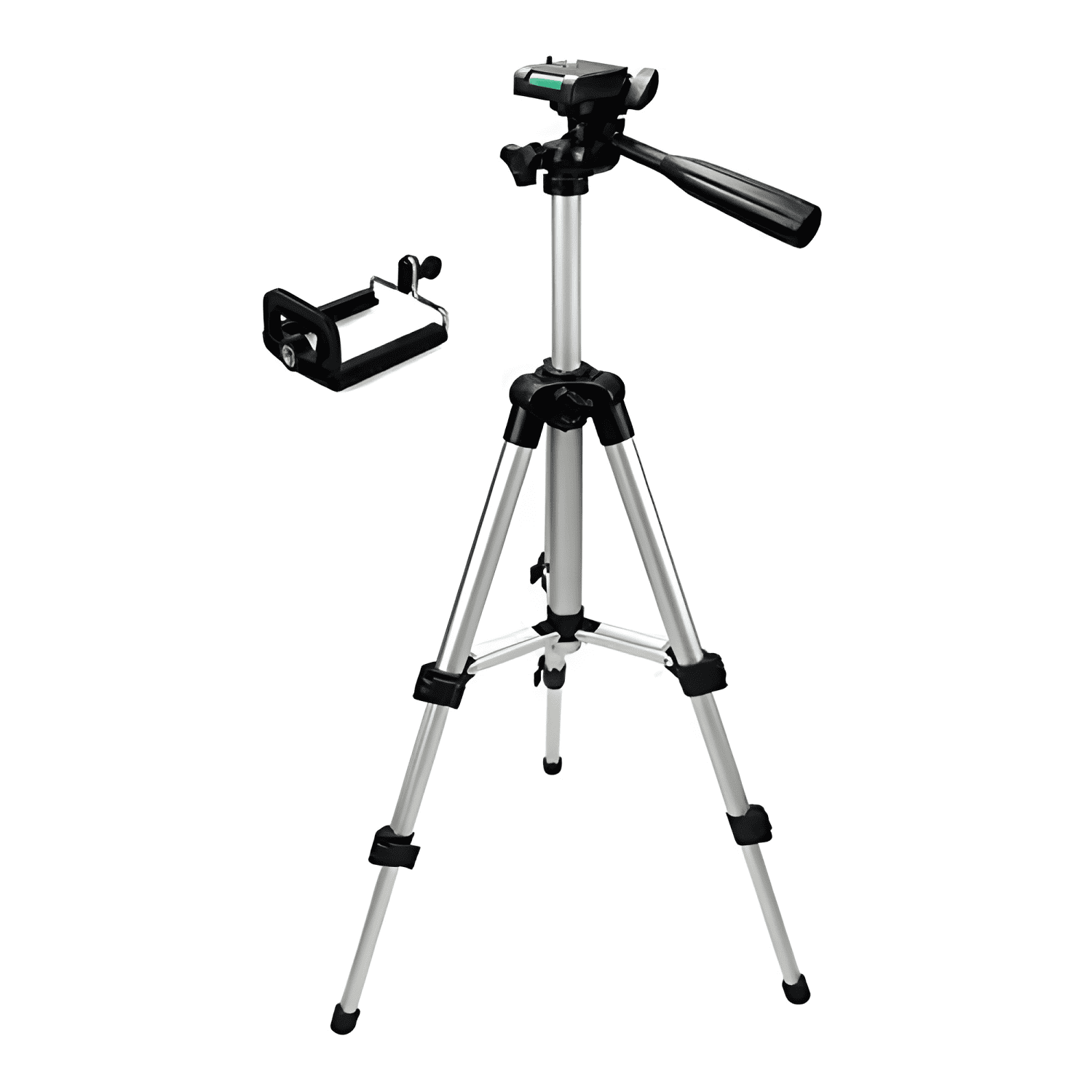 Tripode Celular 3110 Soporte Nivel Presicion Camara Plateado-0