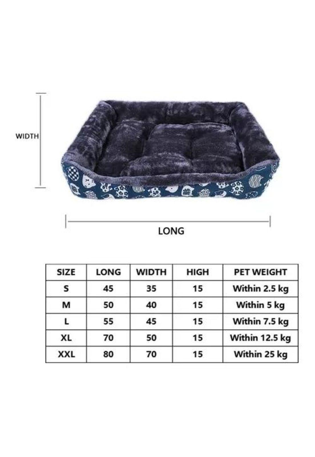 Cama ultrasuave para mascotas hasta 50 kg multicolor-2