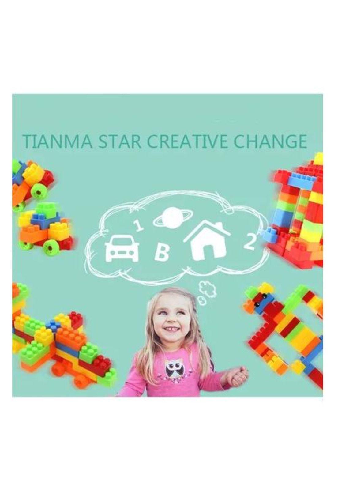 Bloques de construcción para niños, DIY juguetes ensamblaje-4