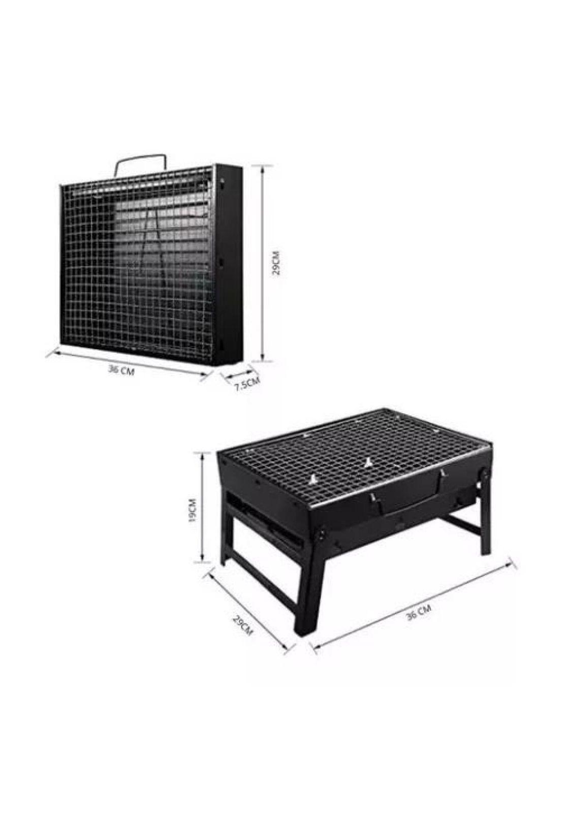 Parrilla Asador Carbón Plegable Mini Portátil - Generico-2