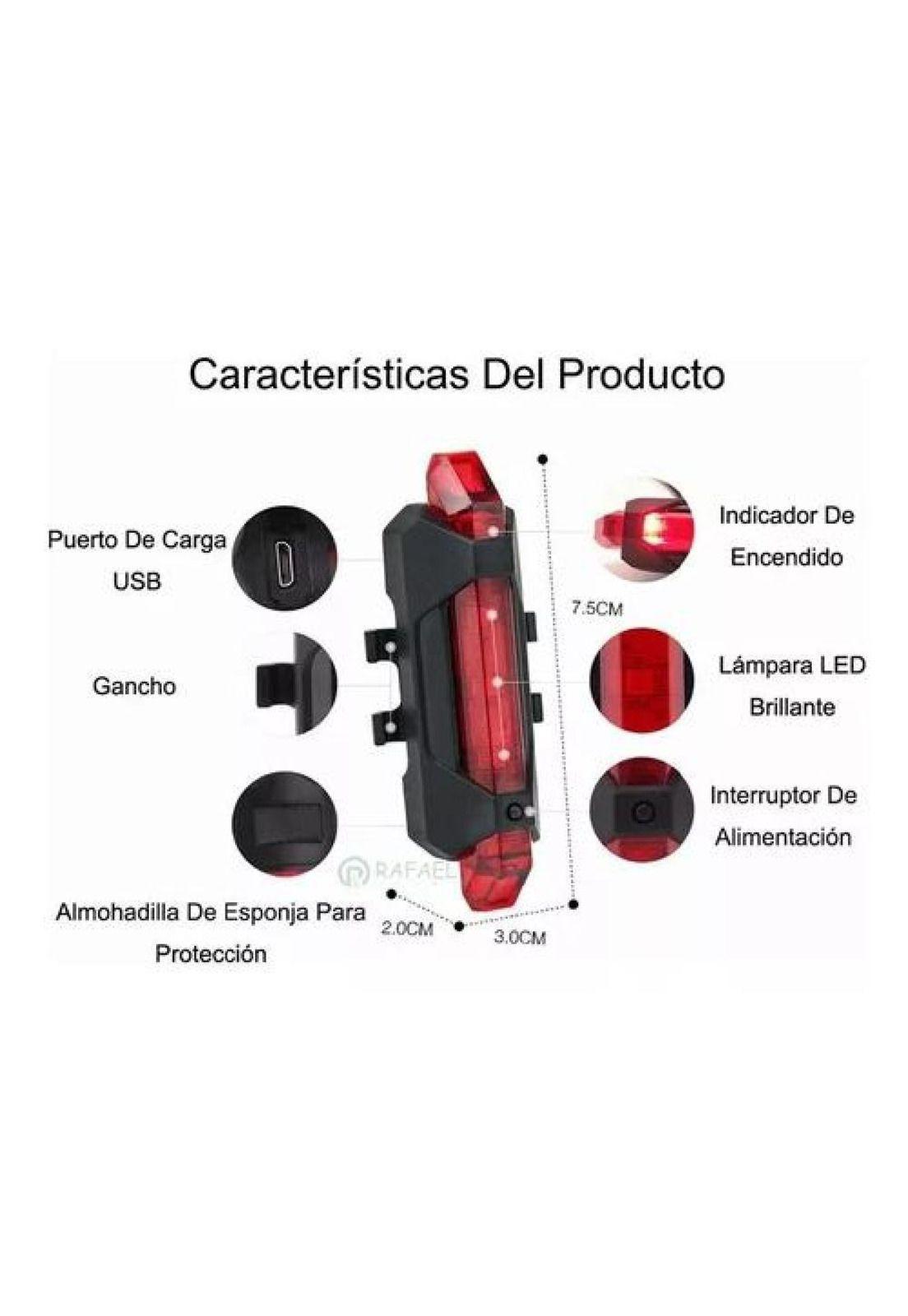 Lámparas Recargables - Impermeables para Bicicleta, Con Claxon-1