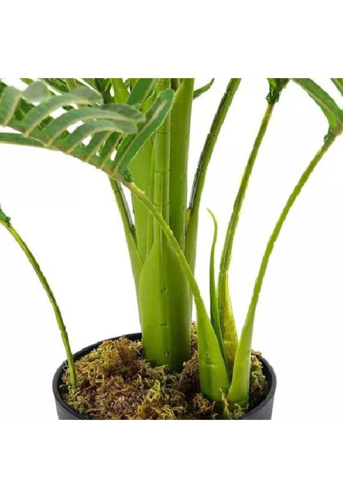 Planta Artificial en Maceta Enredadera Palmera Decoración-4