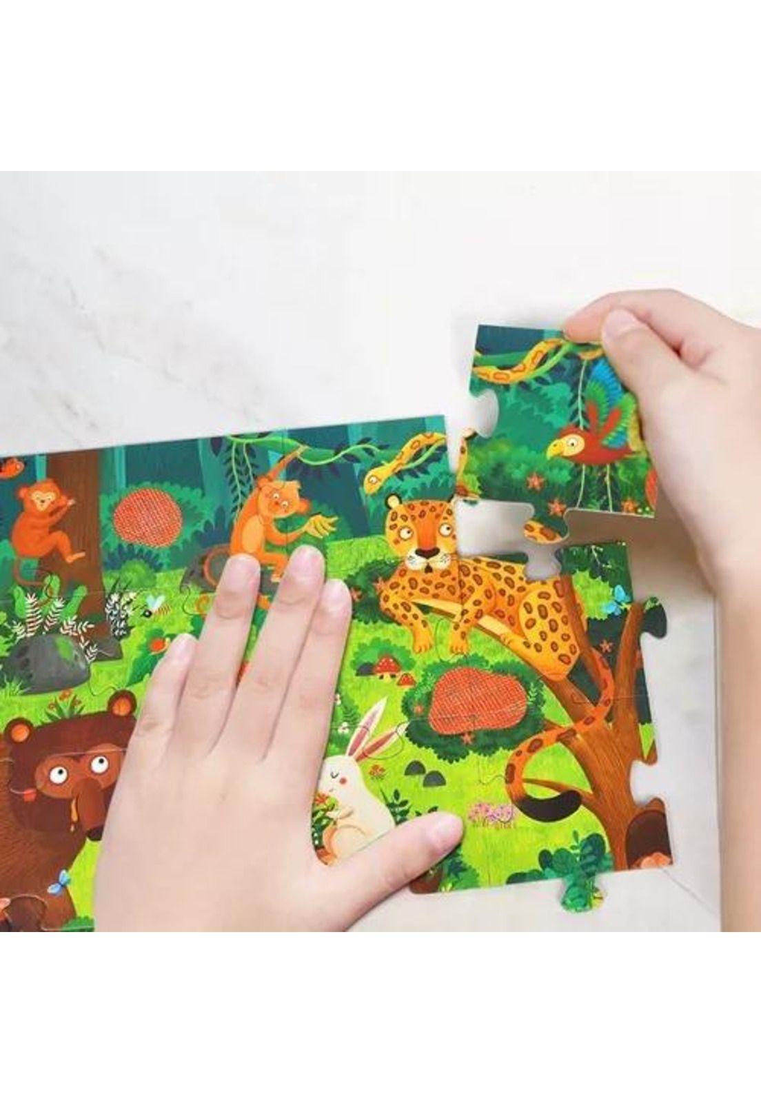 Puzzle "El bosque secreto", Mideer, rompecabezas, color verde-4