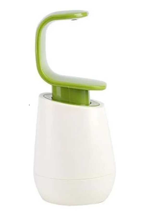 Dispensador De Jabón Botella Higiénico Blanco Con Verde-0