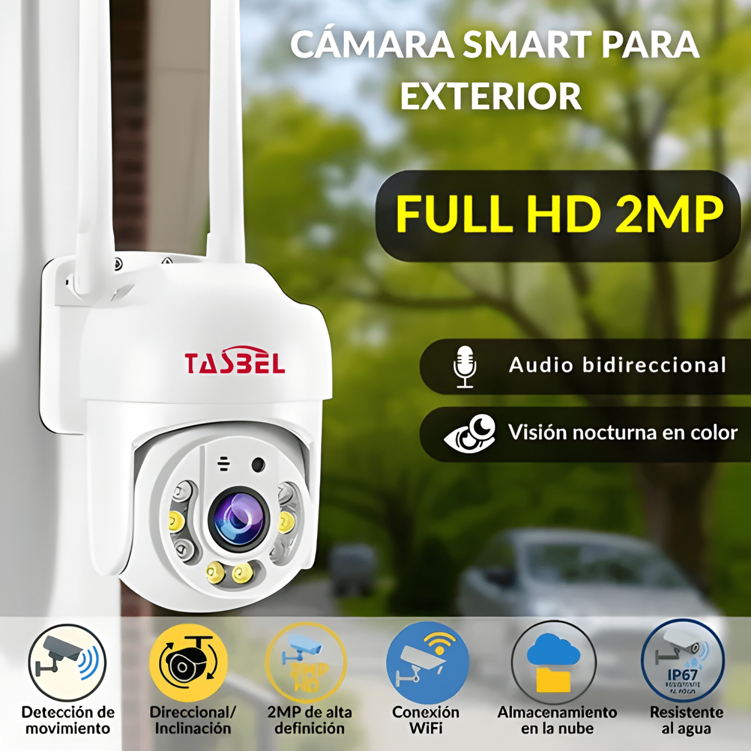 Pack X3 Camara Ip Wifi Exterior 1080p Inalambrica Hd Plus-3