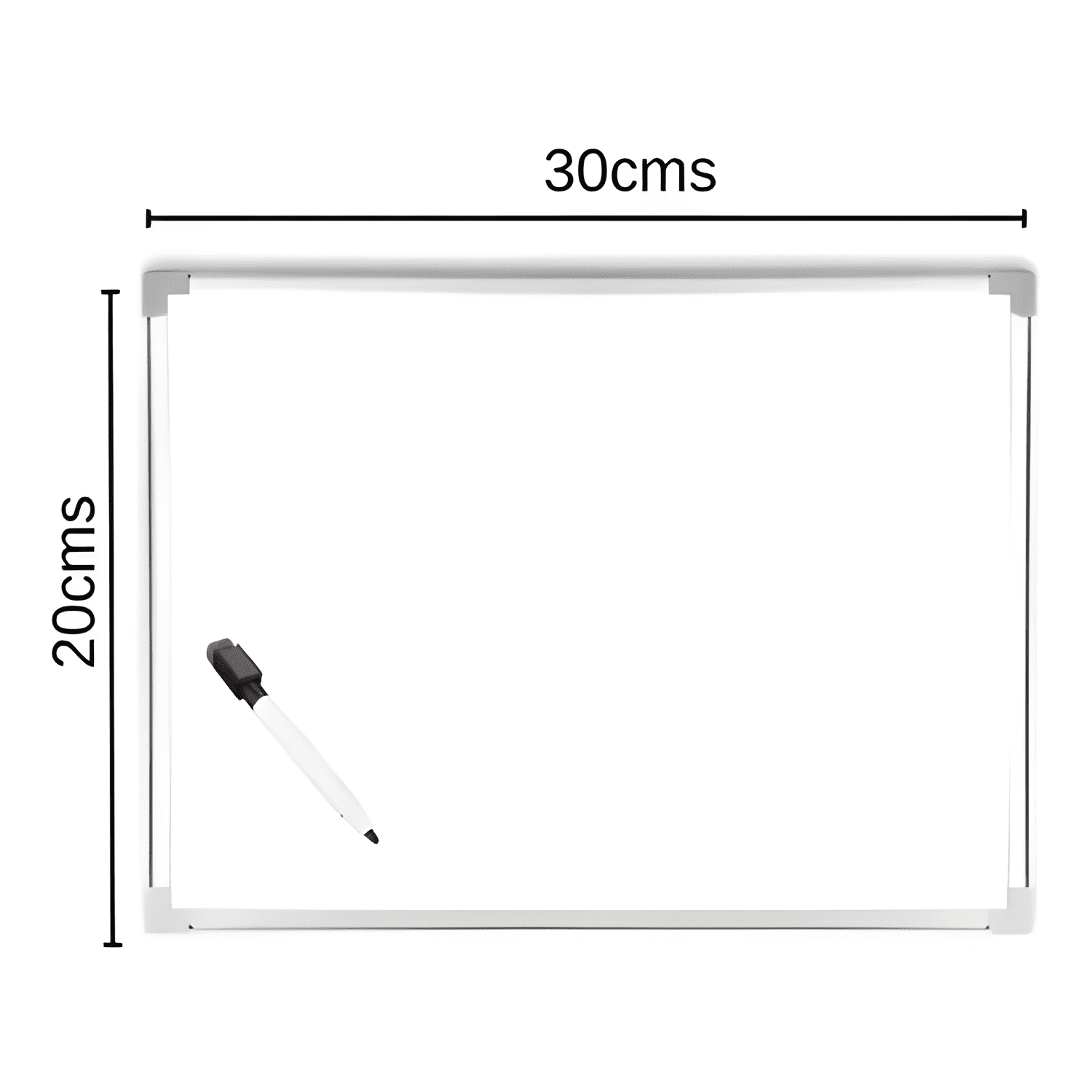 2x Pizarra acrílica 20x30 pizarra magnética pizarra blanca-2