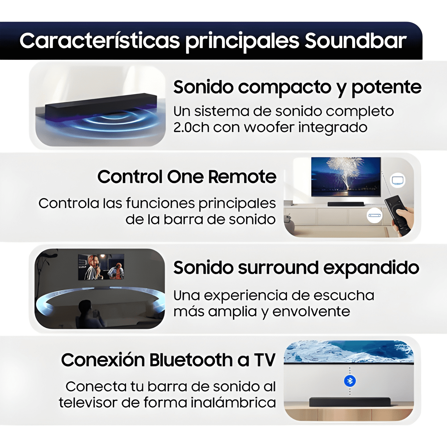 Samsung soundbar b-series hw-b400f 2 0-4