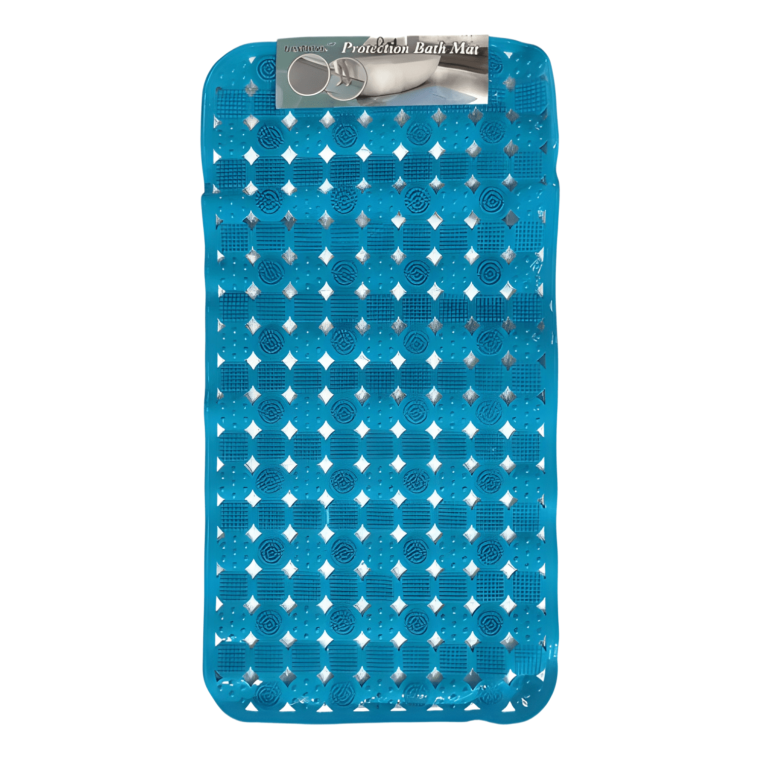 Alfombra De Baño Para Ducha Tina Antideslizante 70x36cm #2-3
