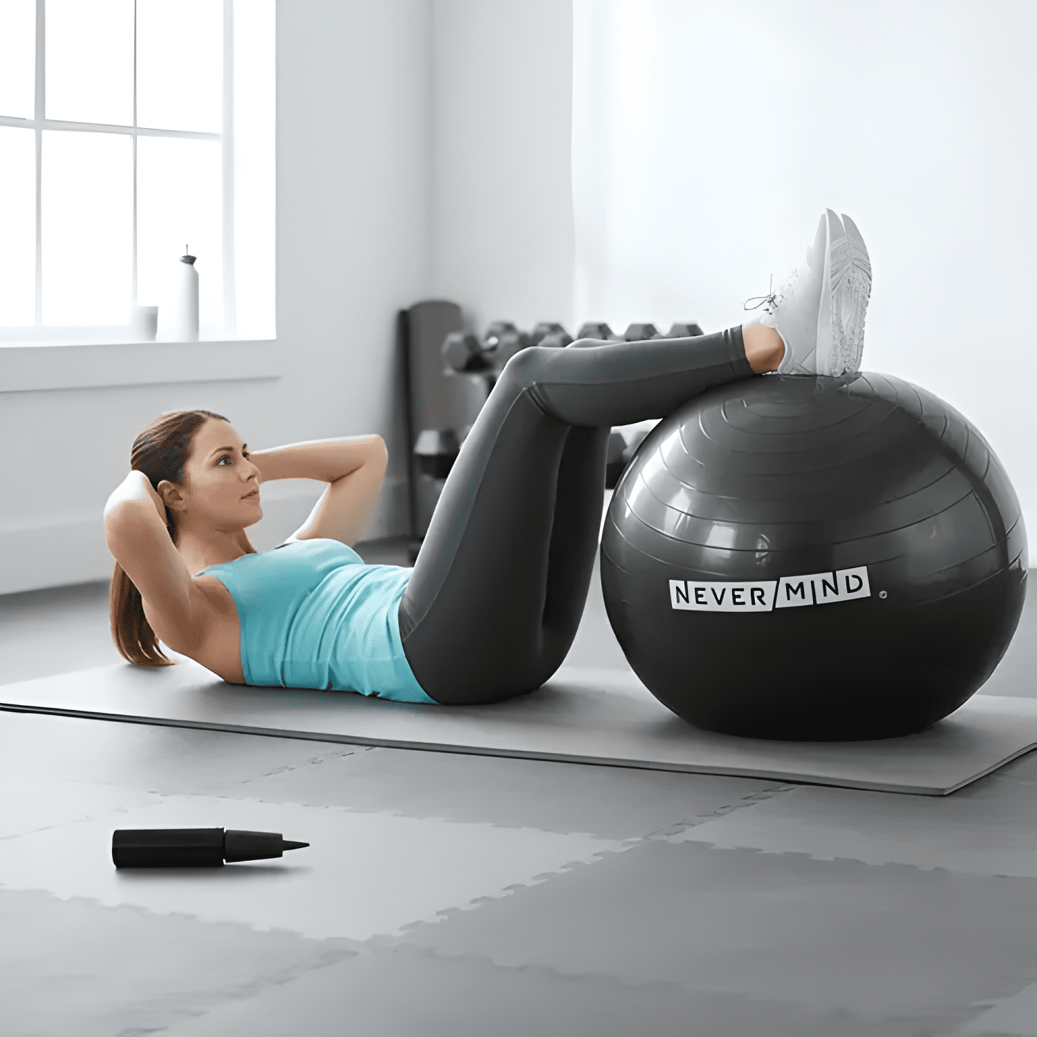 Pelota balón de pilates yoga 85 cm + inflador bombín #4-3