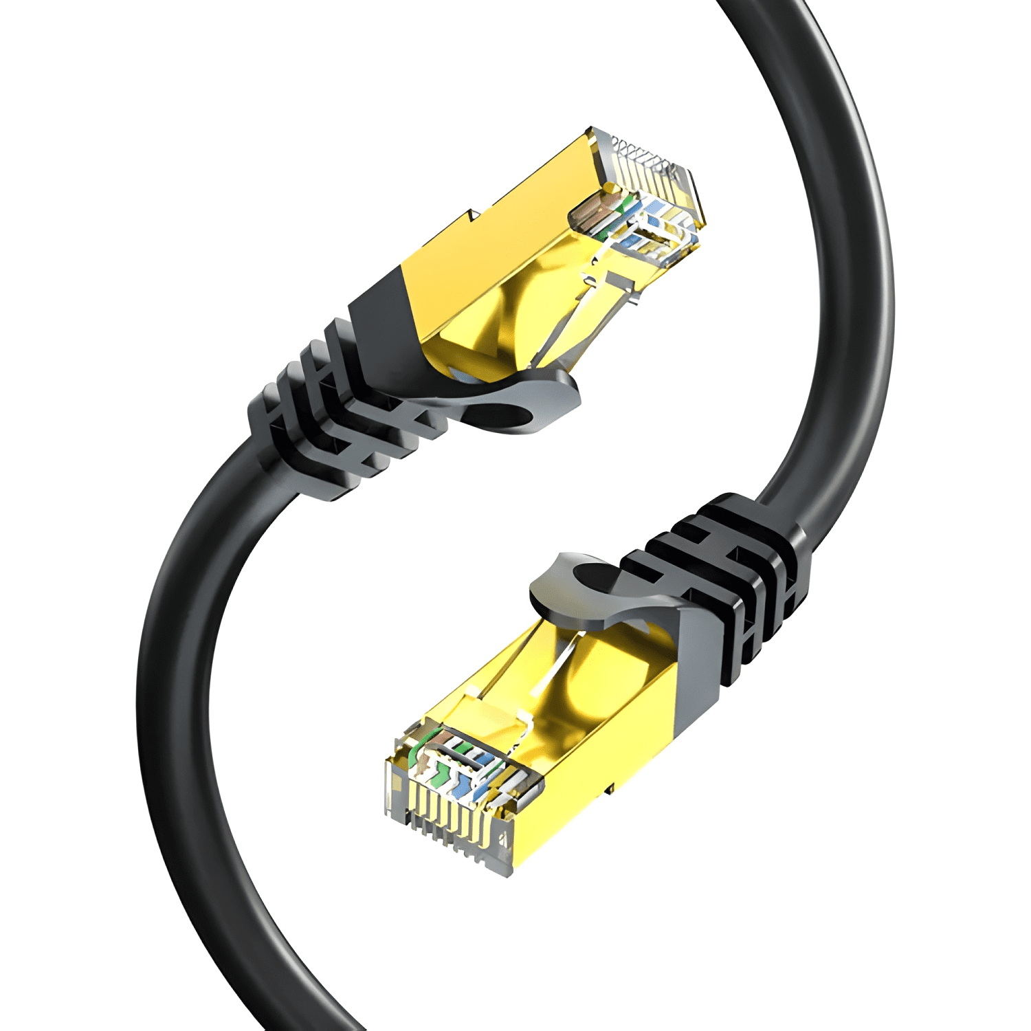 Cable Ethernet Cat7 De 15 Metros Con Conector Rj45-1