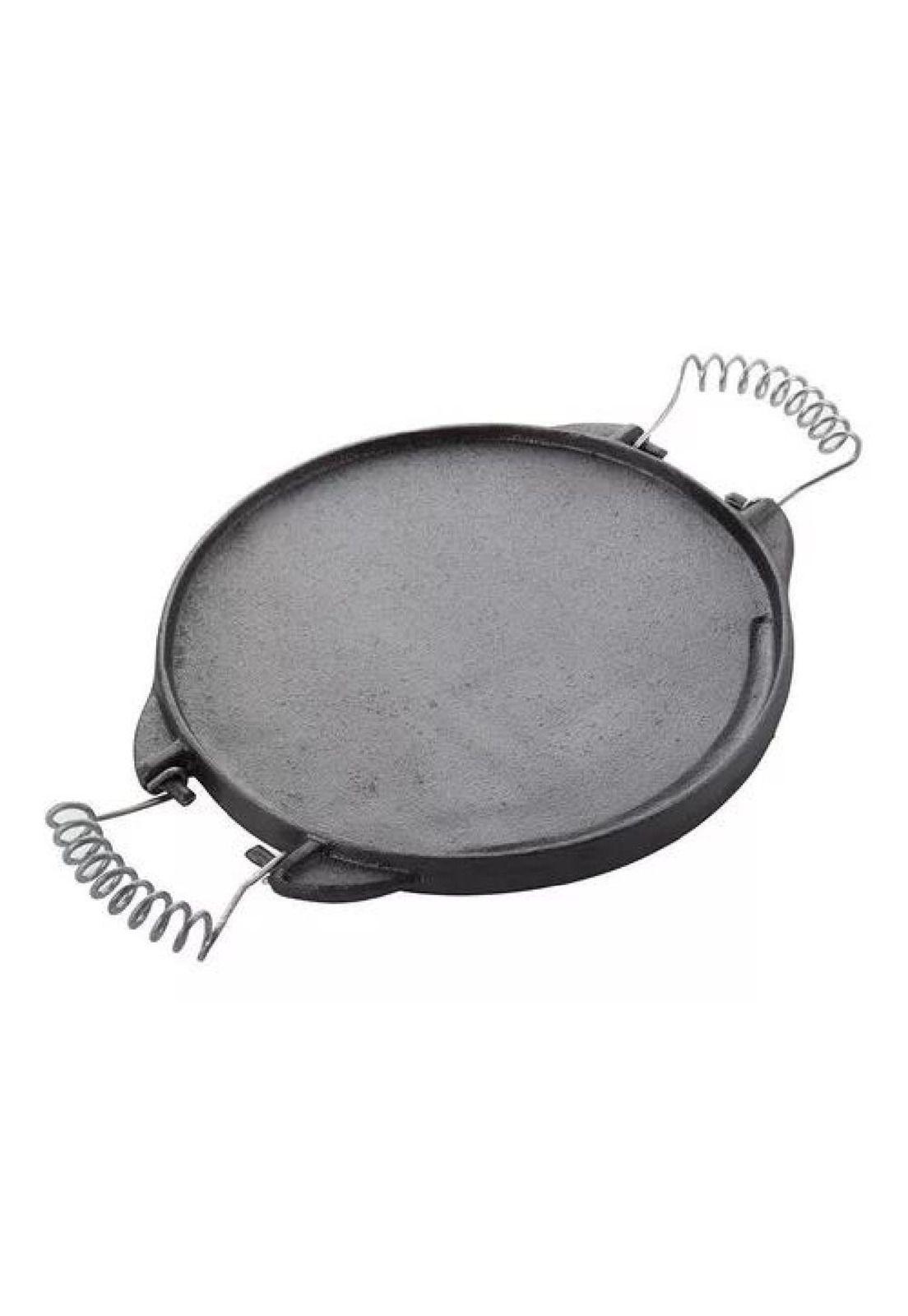 Plancha churrasquera reversible de 25 cm, hierro fundido-1