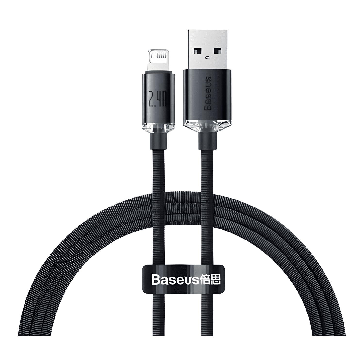 Cable de carga lightning para iphone crystal premium-0