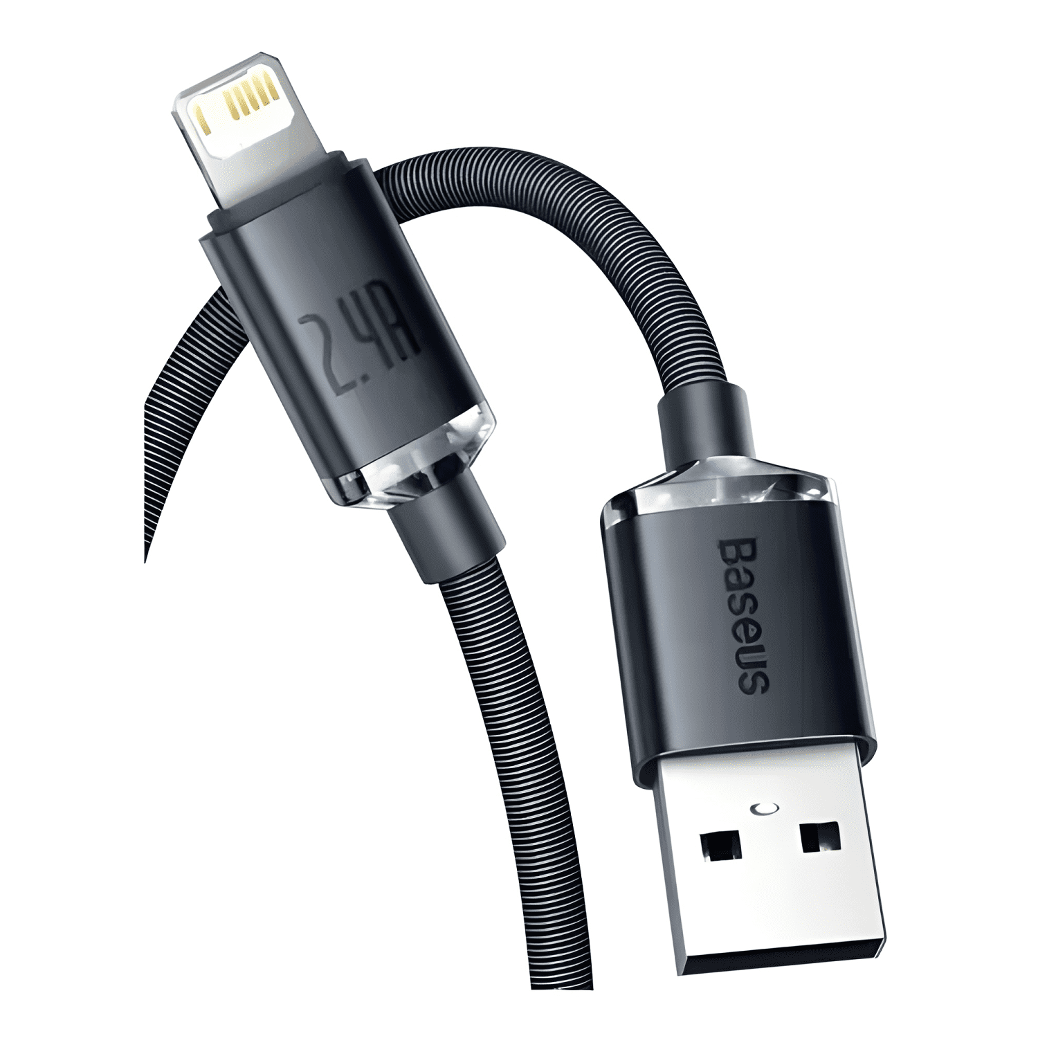Cable de carga lightning para iphone crystal premium-1
