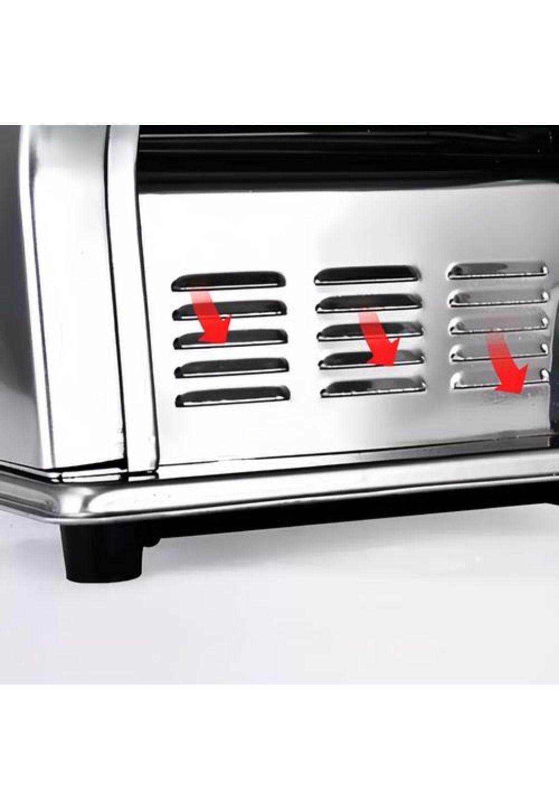 Máquina electrónica para hacer tallarines color plata-3