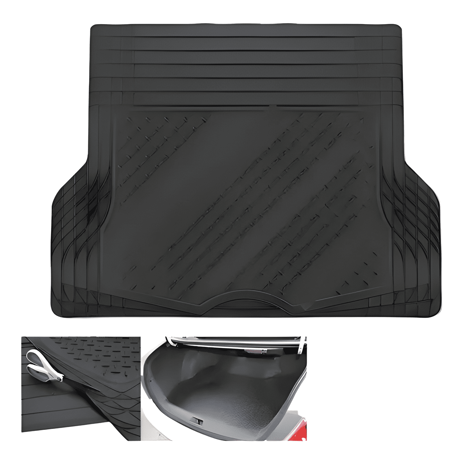 Suelo De Goma Universal Para Maletero Suv/camión Impermeable-0