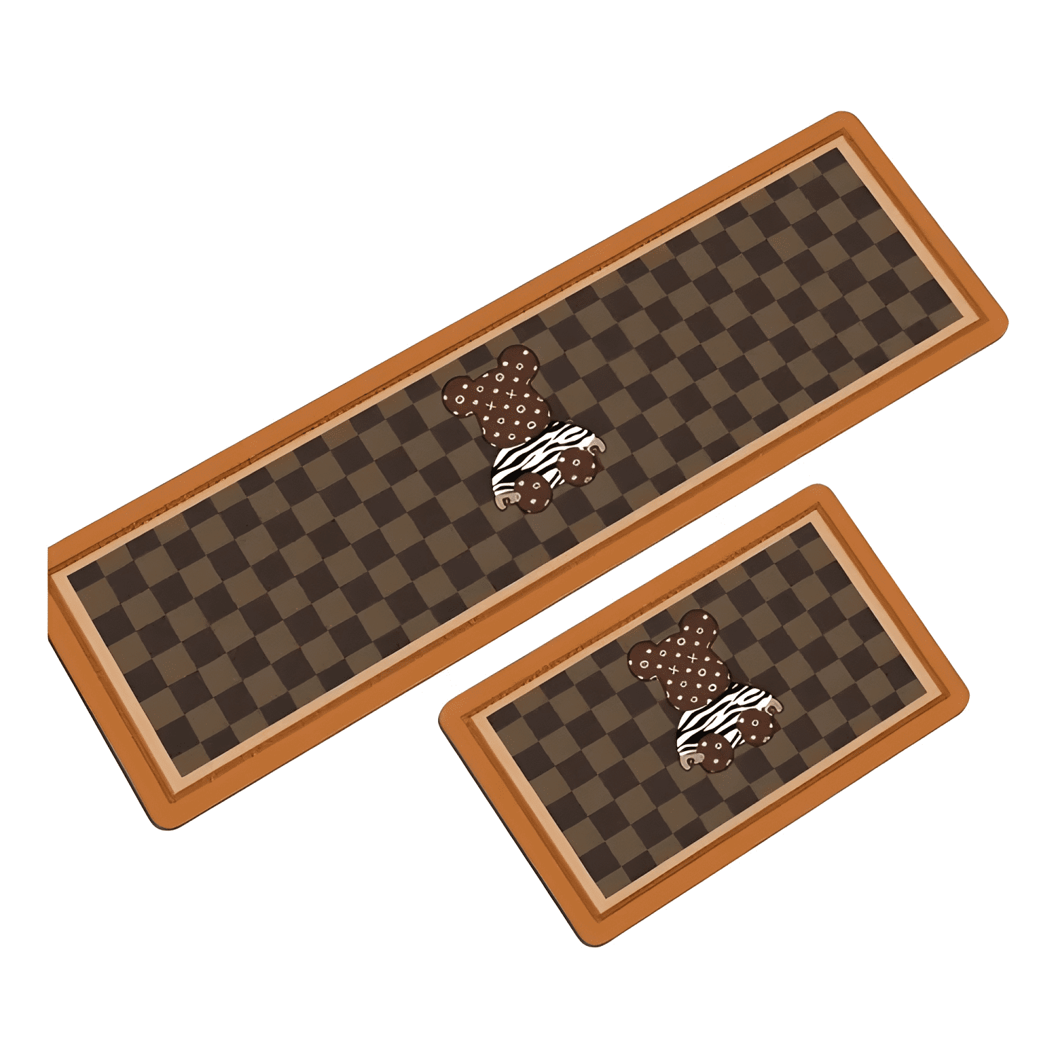 Pack 2 Alfombras Goma Tapete De Baño Cocina #2-0