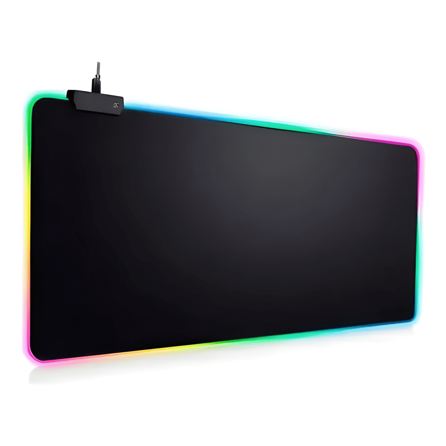Mouse Pad Gamer Antideslizante Luz Led Xl Excelente Negro-2