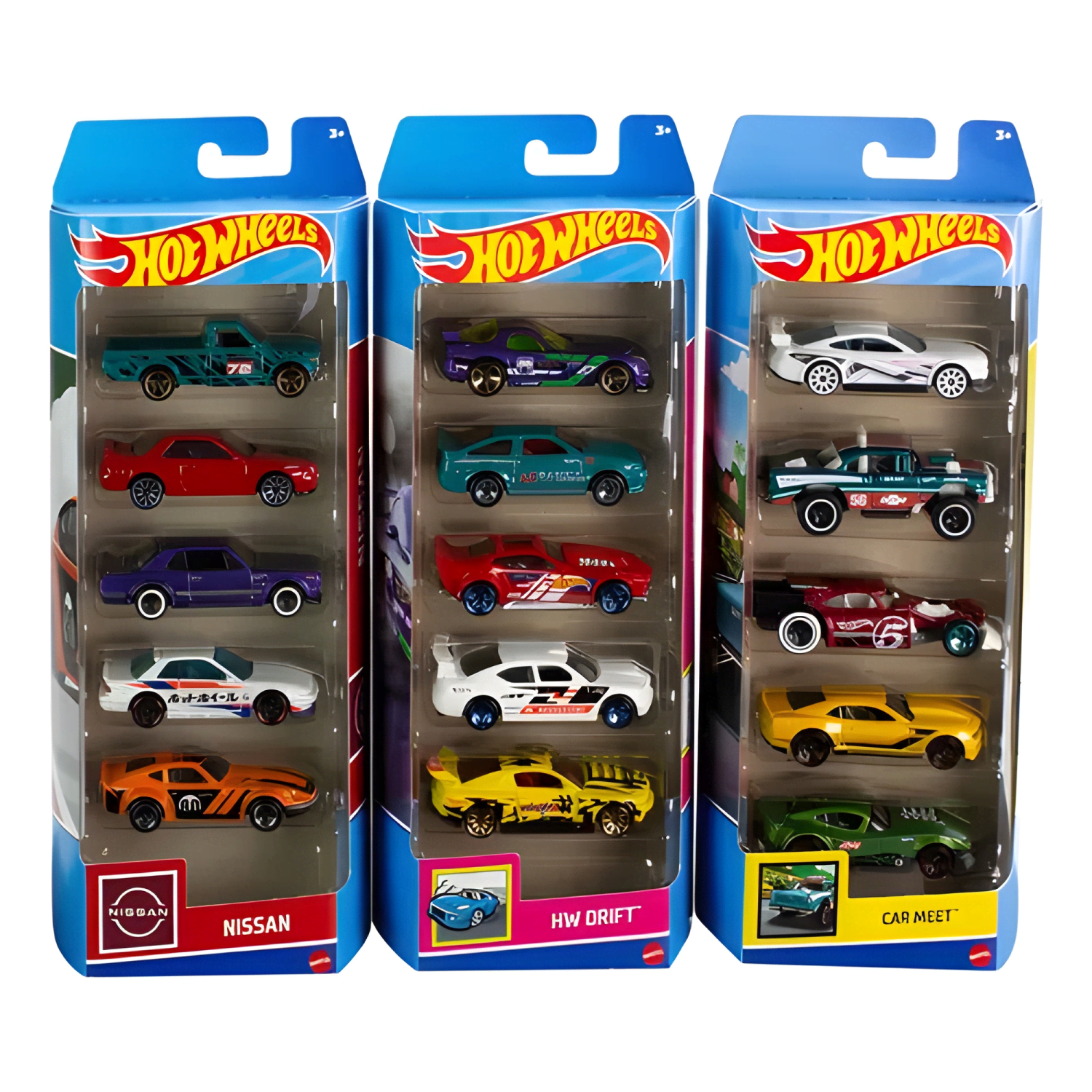 Pack 5 autos Hot Wheels-4