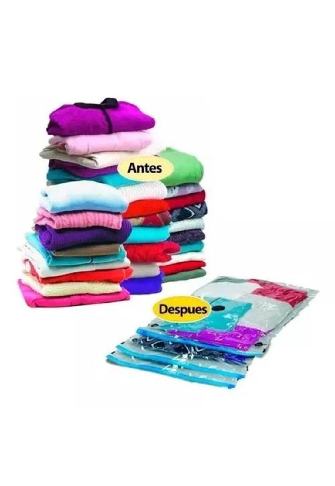 Pack de 12 bolsas al vacío para comprimir ropa y ahorrar espacio-2