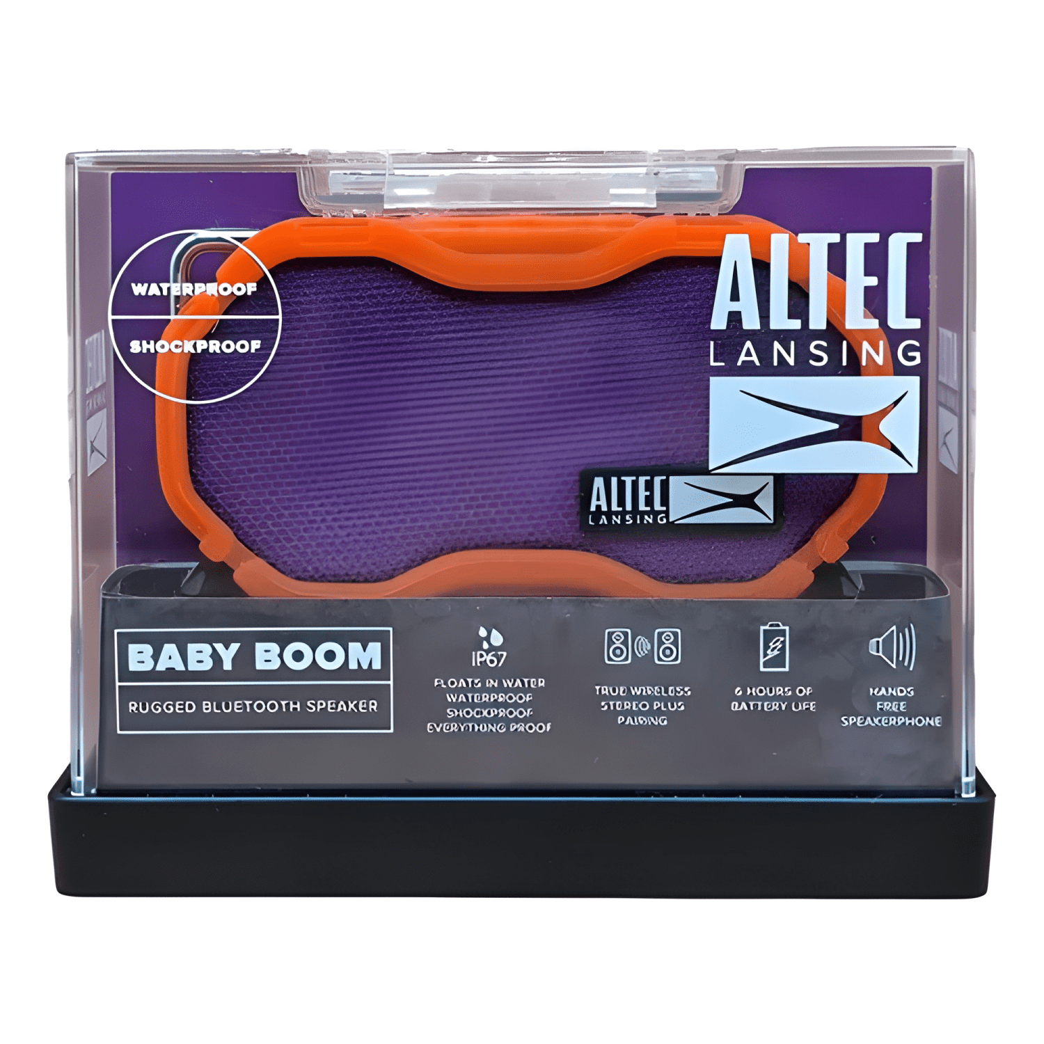 Parlante bt baby boom Naranjo-1