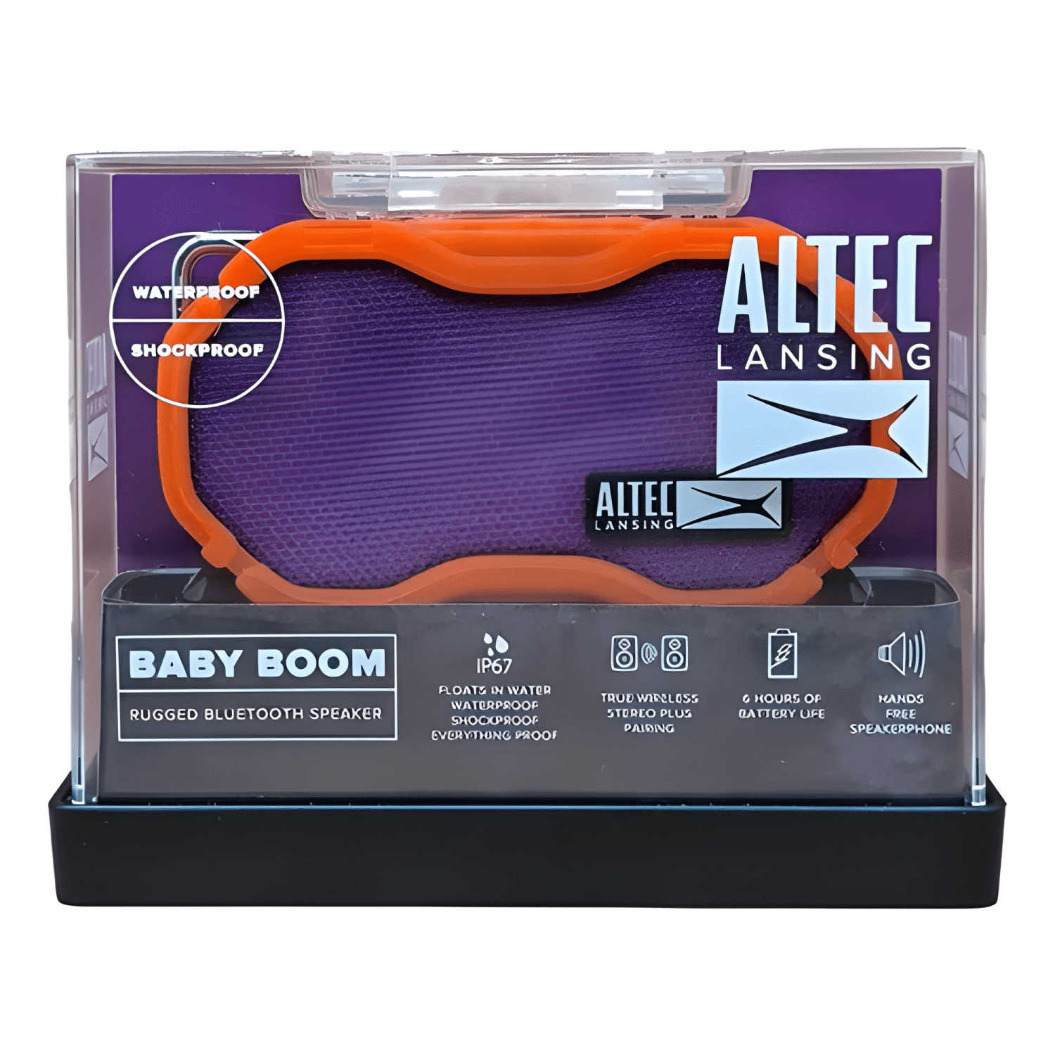 Parlante bt baby boom Naranjo-4
