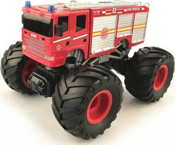 monster truck rc luces sonido recargable-0