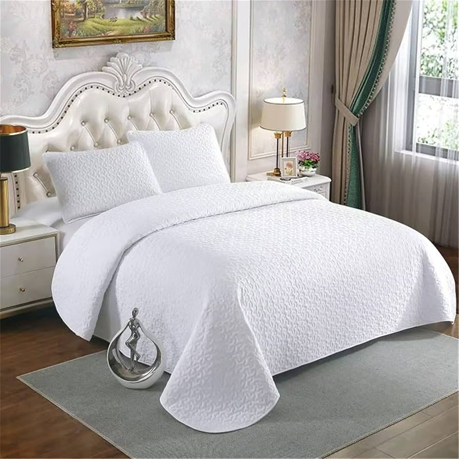 cubrecama quilt verano 1.5 plaza + funda d4-0