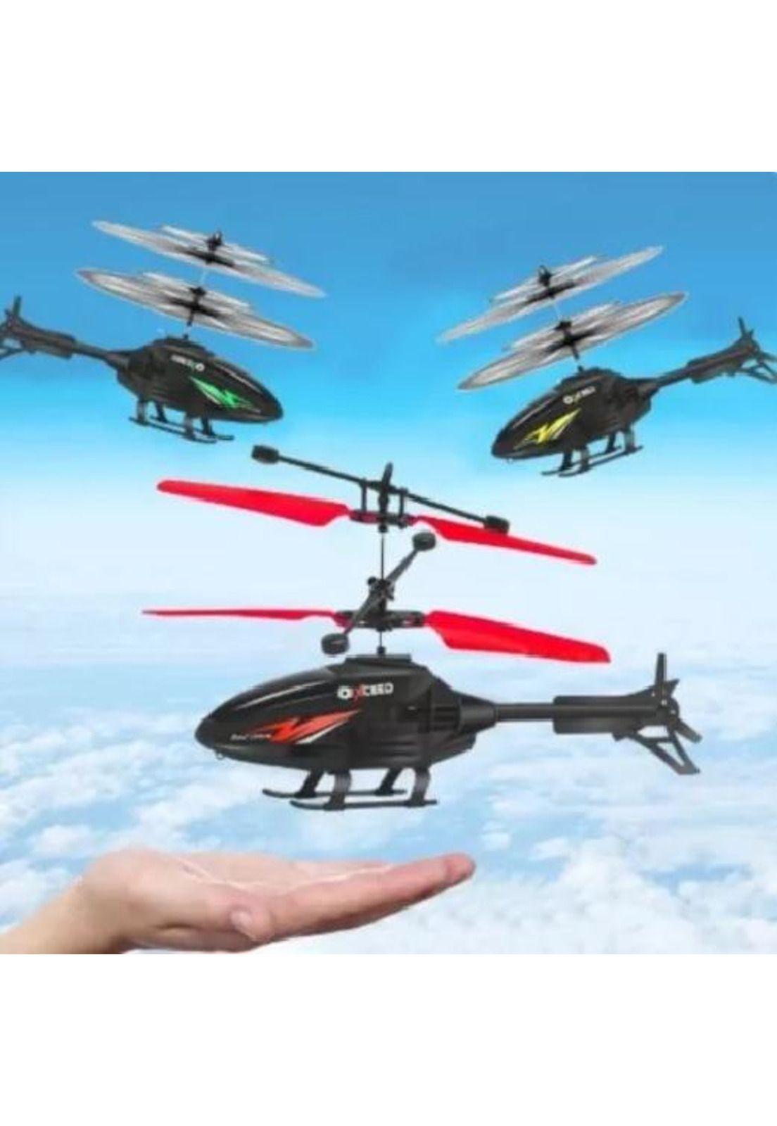 Helicóptero volador mini dron control remoto rojo-3