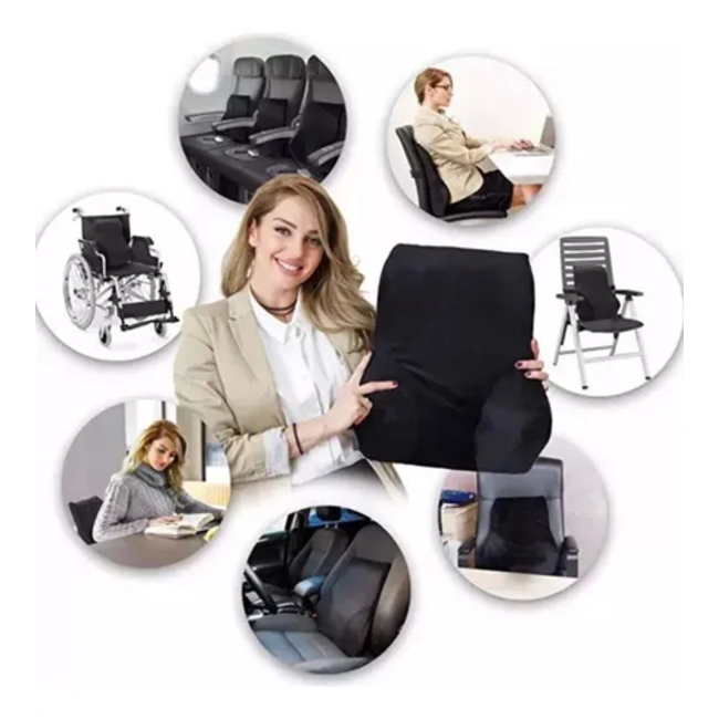 Cojín para Asiento Silla con Soporte de Columna-1