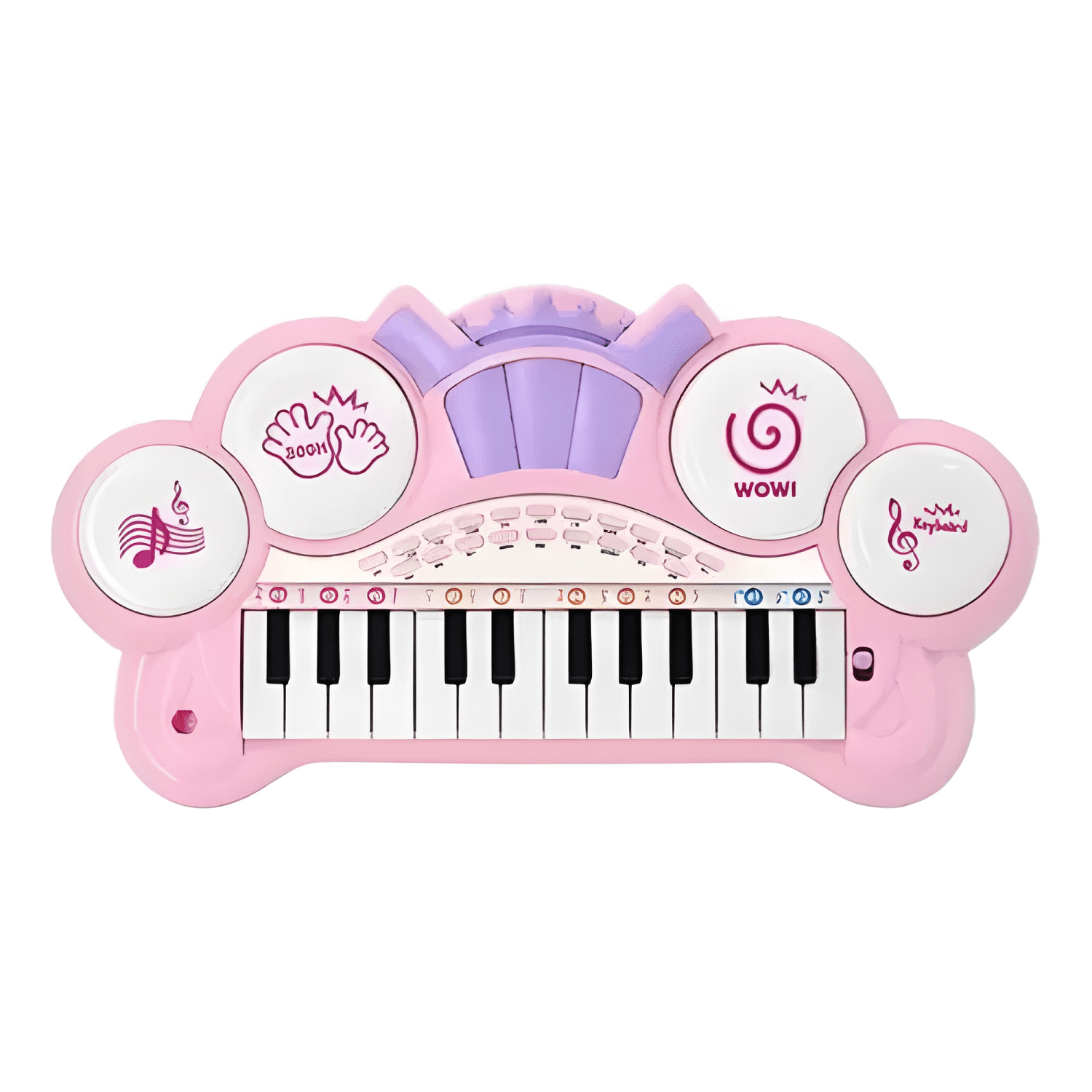 Teclado electrónico piano para niños musical con micrófono-2