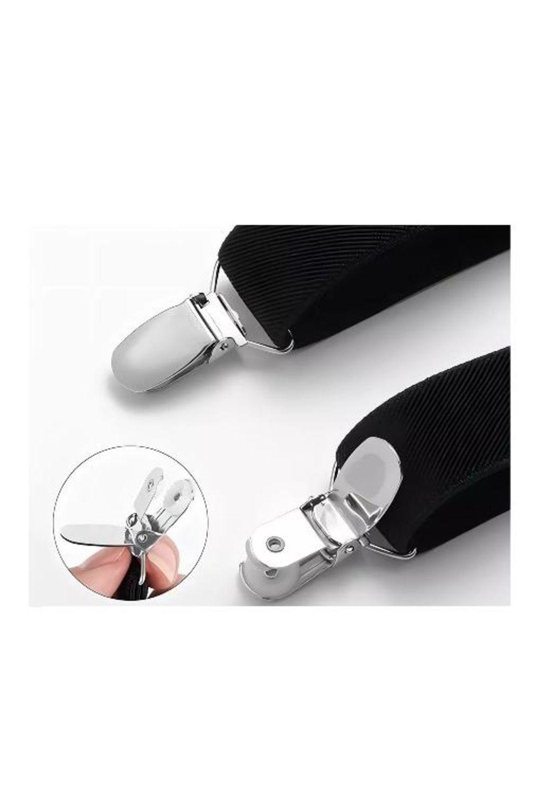 Tirantes suspensores para pantalones 110 cm, marrón-4