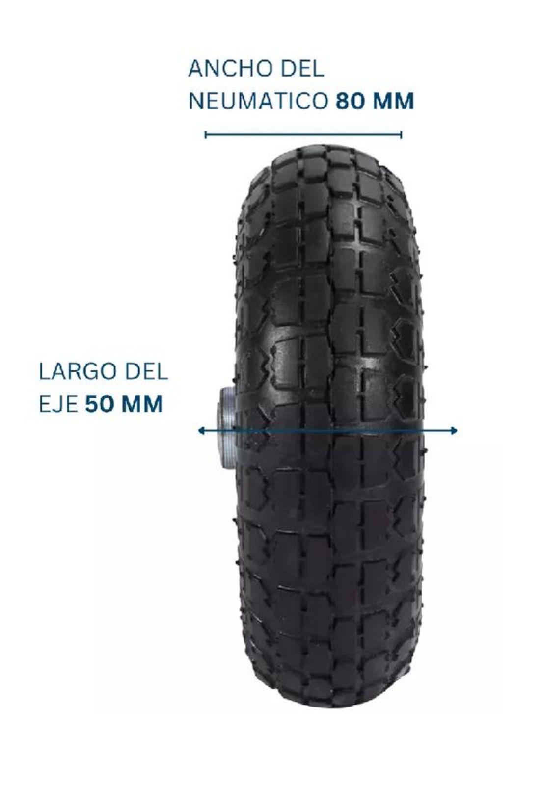 Rueda inflable para carro, yegua 10 pulgadas color negro-4