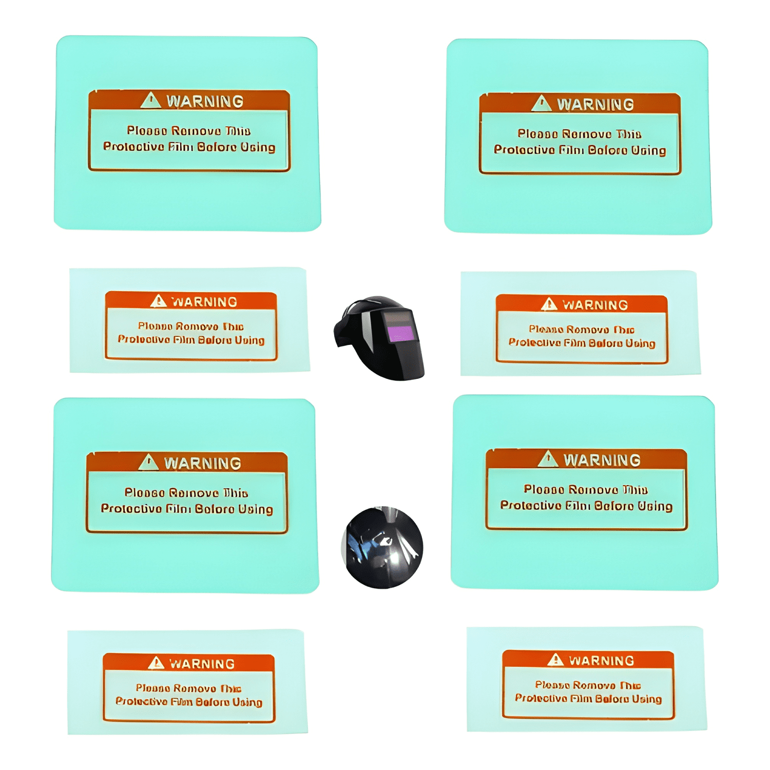 Pack 8 micas de repuesto para máscara de soldar #2-0