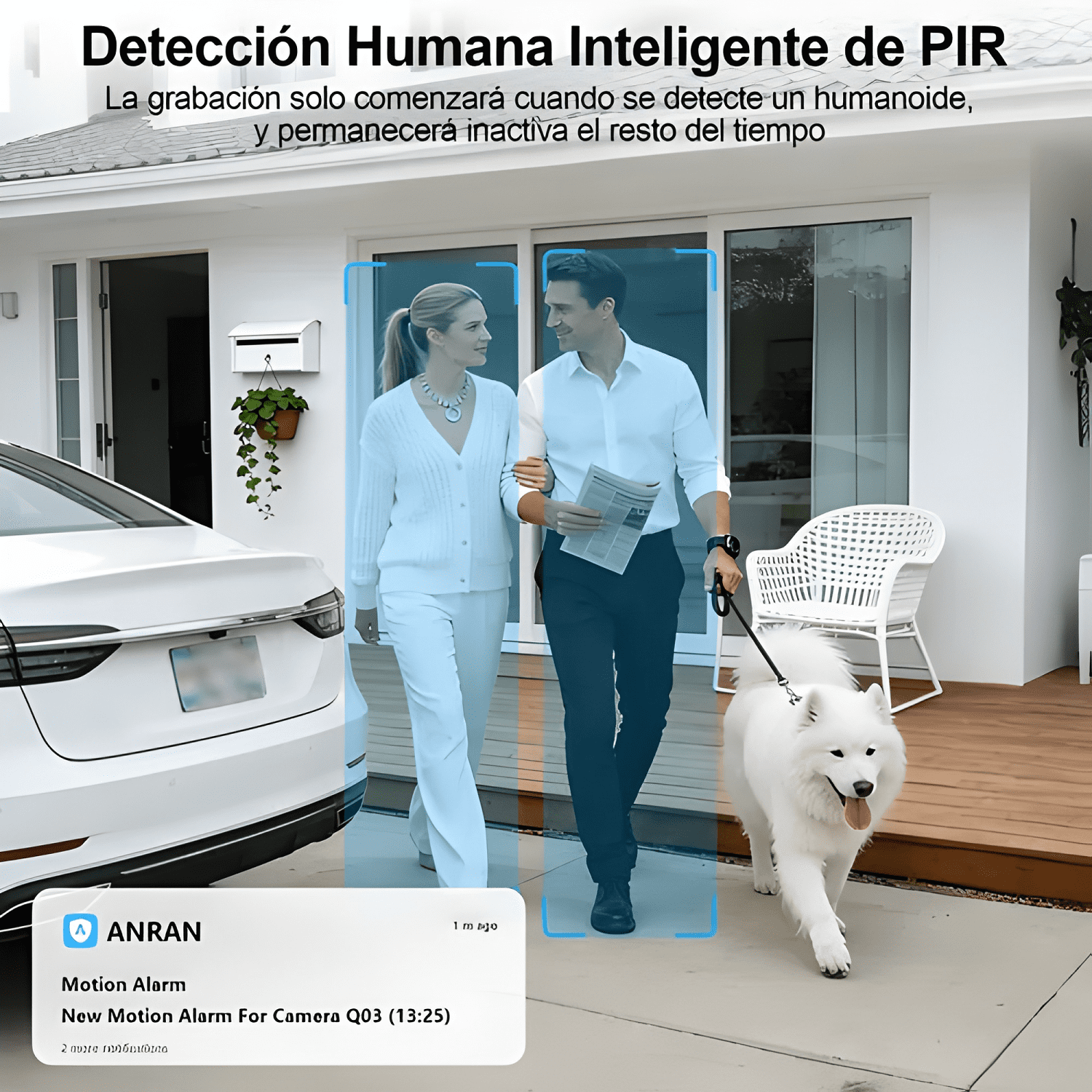 Cámara Seguridad Solar Panel Wifi Ip Batería 3mp con Audio-3