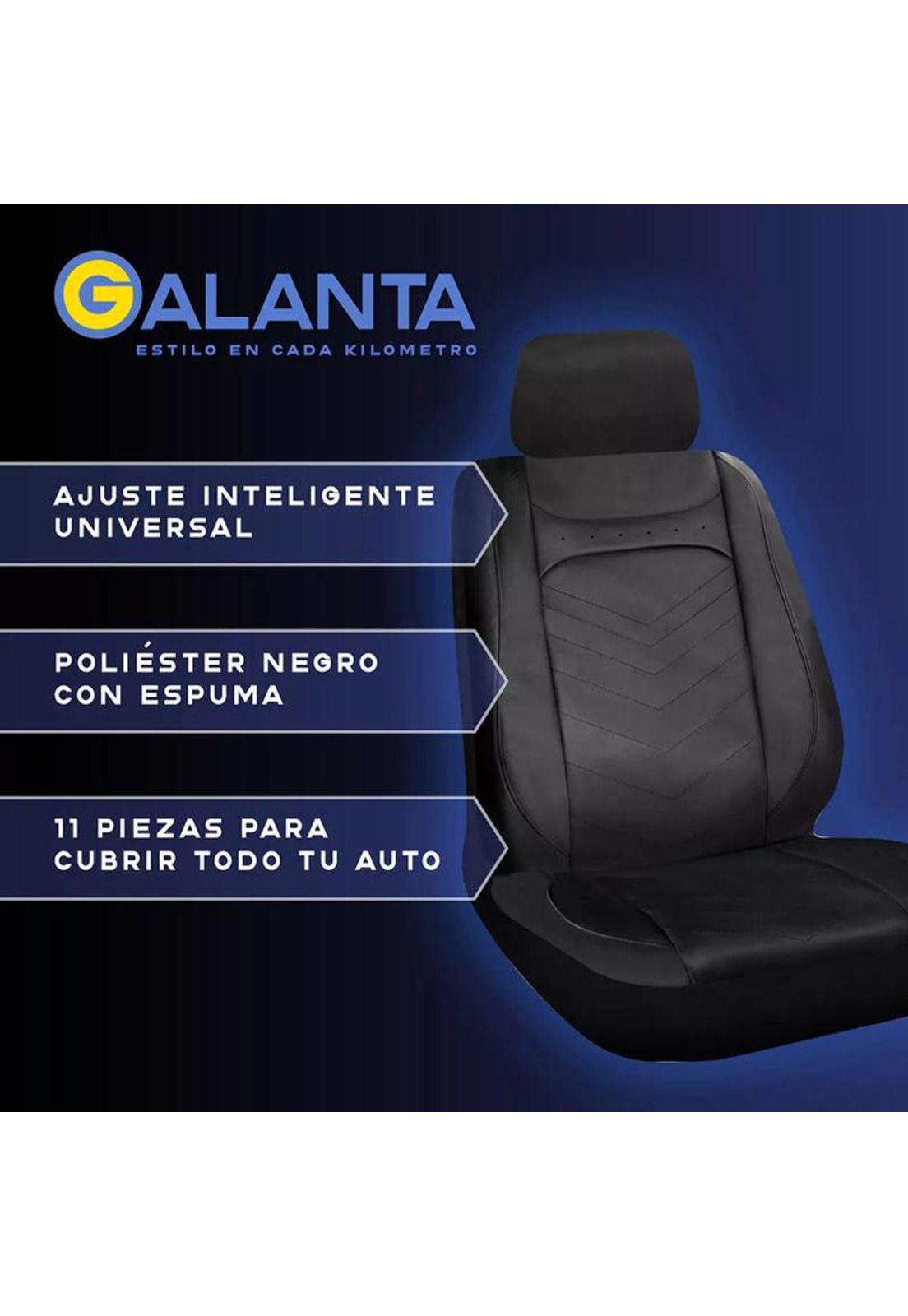 Funda cubre asiento Galanta luxury 4.8mm 18D foam, color negro-2