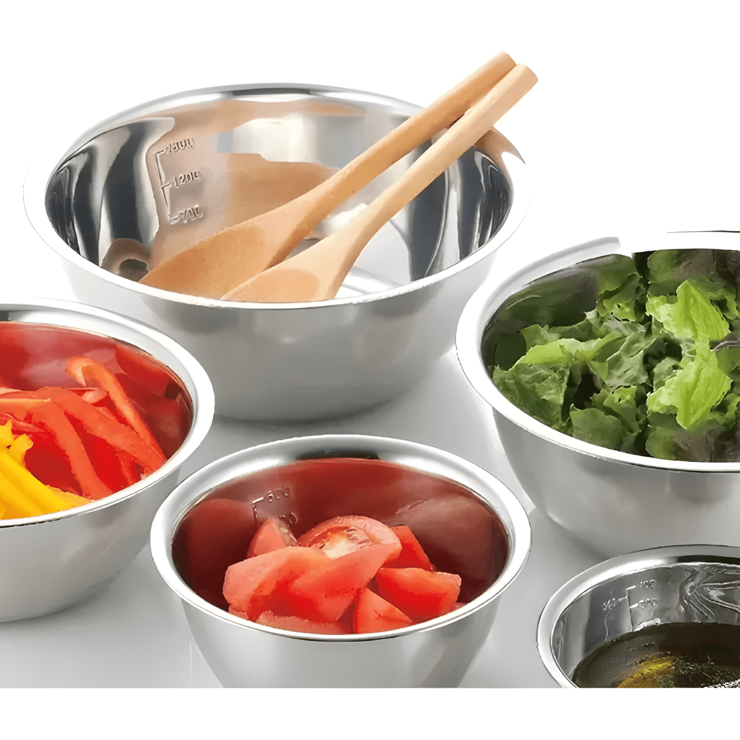 Pack 3 bowls repostería cocina ensaladas 24-26-30 CM-4