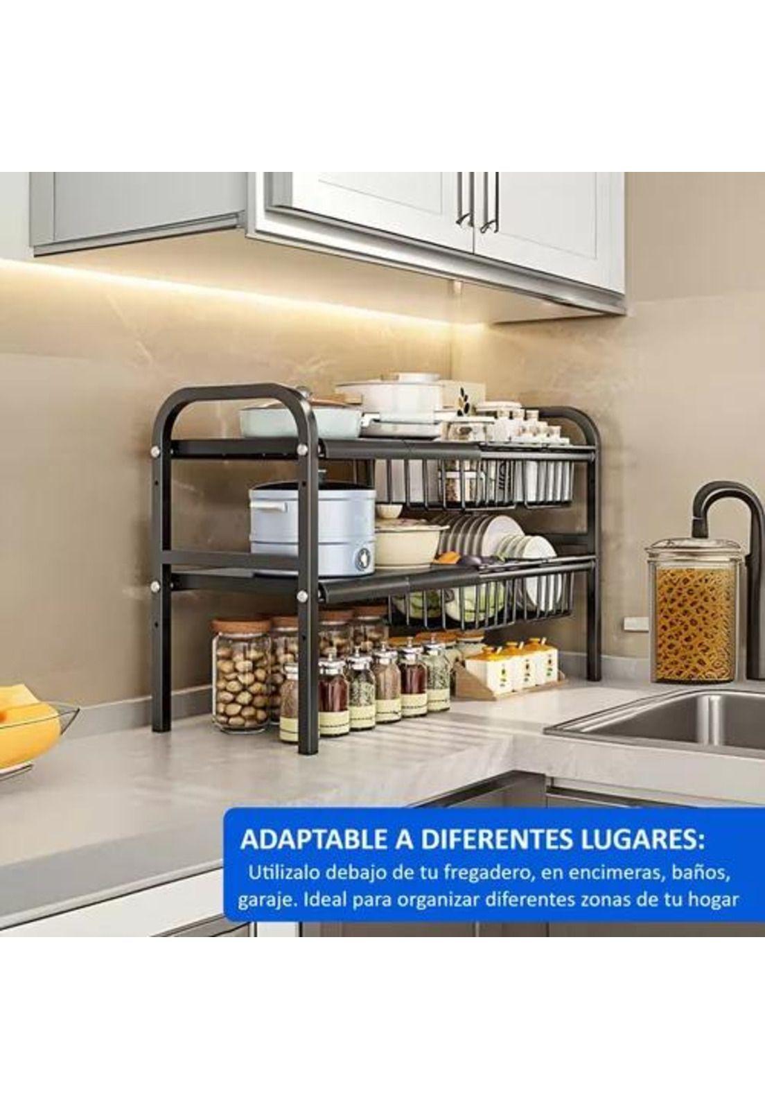  Organizador Modular Armable para Cocina NEgro-3