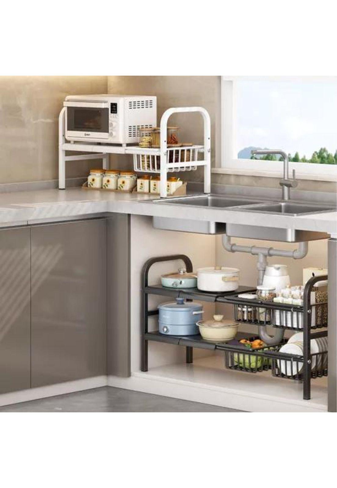  Organizador Modular Armable para Cocina NEgro-4