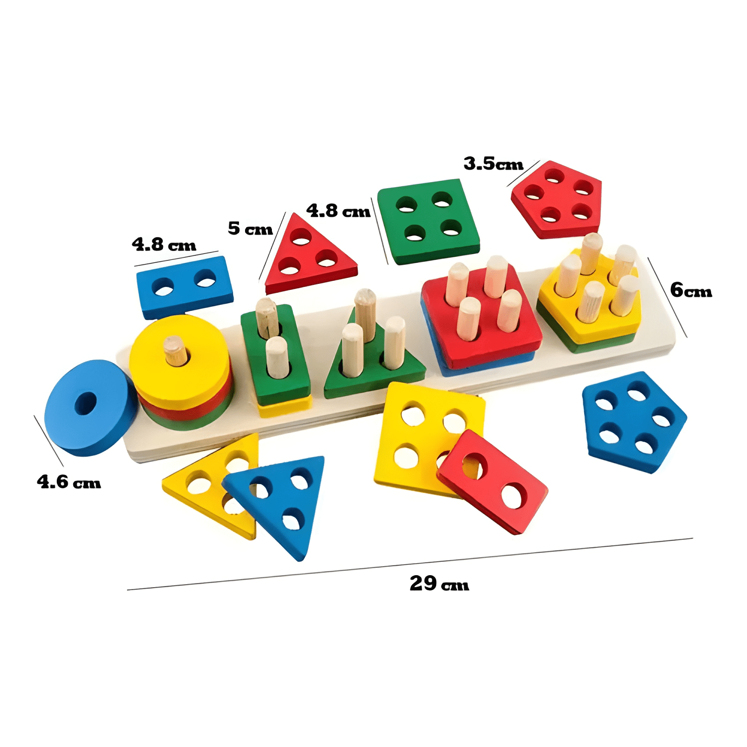 Pack 10 juguetes didácticos de madera para niños montessori-1