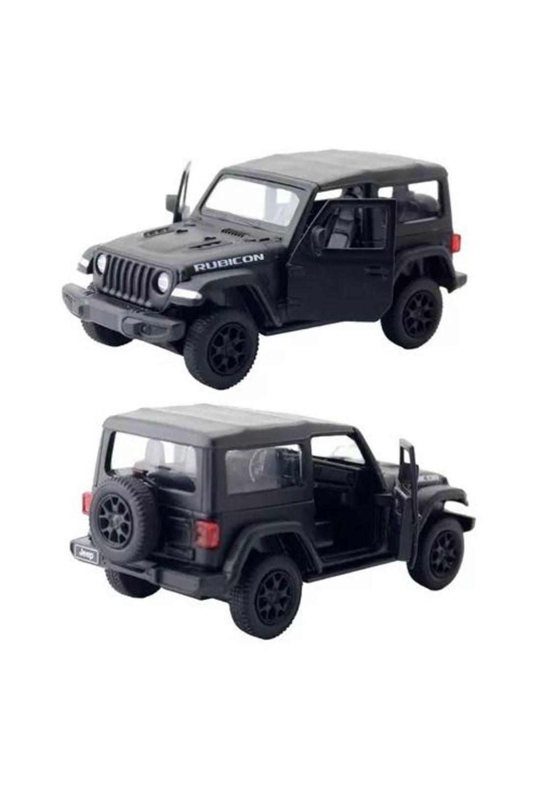 Jeep Wrangler Rubicon - Negro, Escala 1:36-2