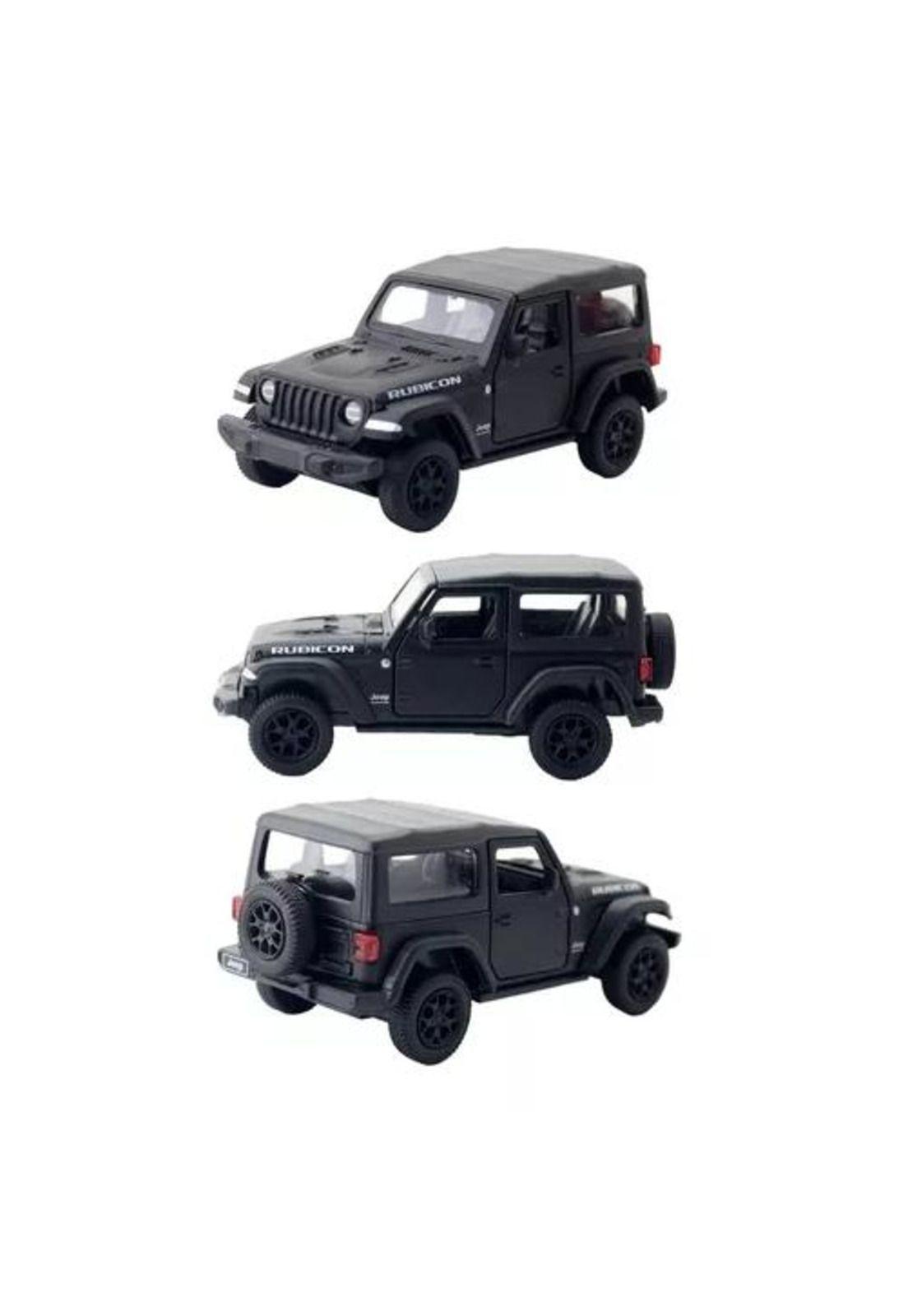 Jeep Wrangler Rubicon - Negro, Escala 1:36-4