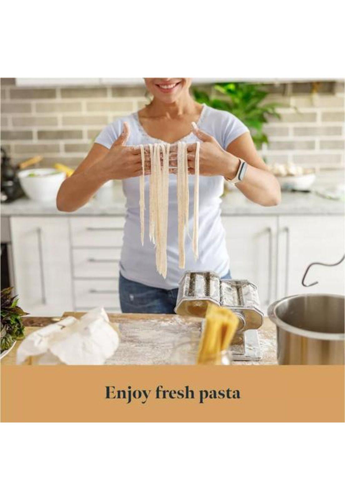 Escurridor de pasta con 14 varillas de plástico transparente-2