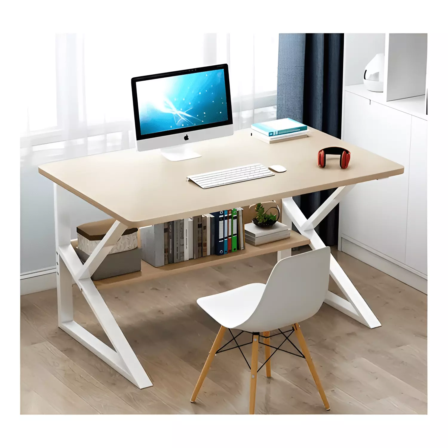Escritorio moderno oficina 100 x 60 x 72 cm #2-1